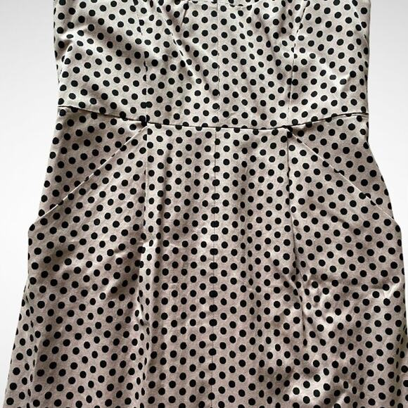 Milly Minis Polka Dot Sheath Sleeveless Dress Kids Sz 12 - Picture 4 of 10